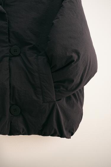 Zara ZARA TIMELESS - PUFFER COAT - Dark anthracite