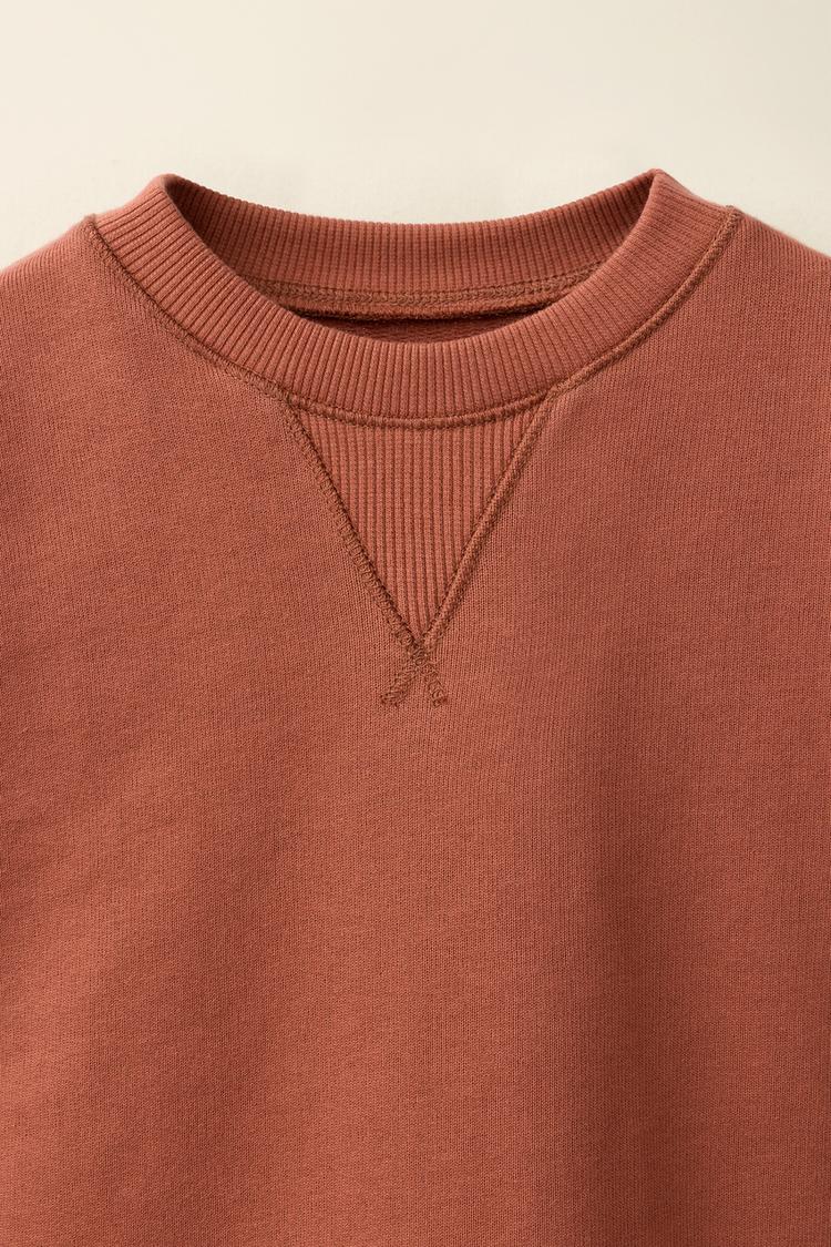 Sudadera lisa created by caramel london x zara