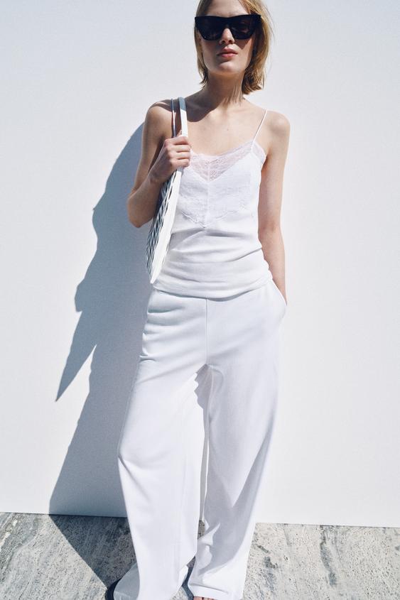 LACE RIB TOP from Zara - $29.90