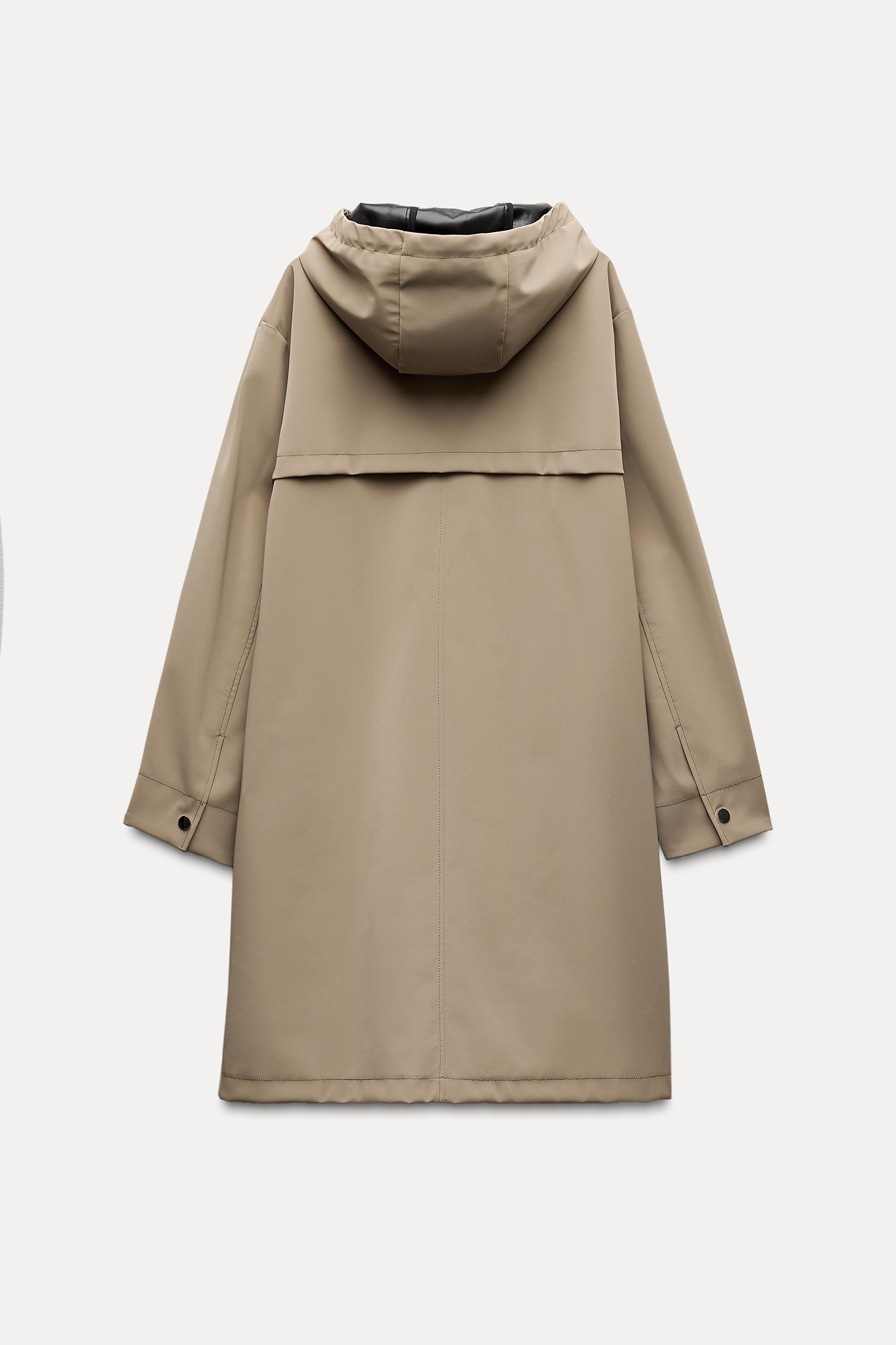 Raincoat zara woman on sale