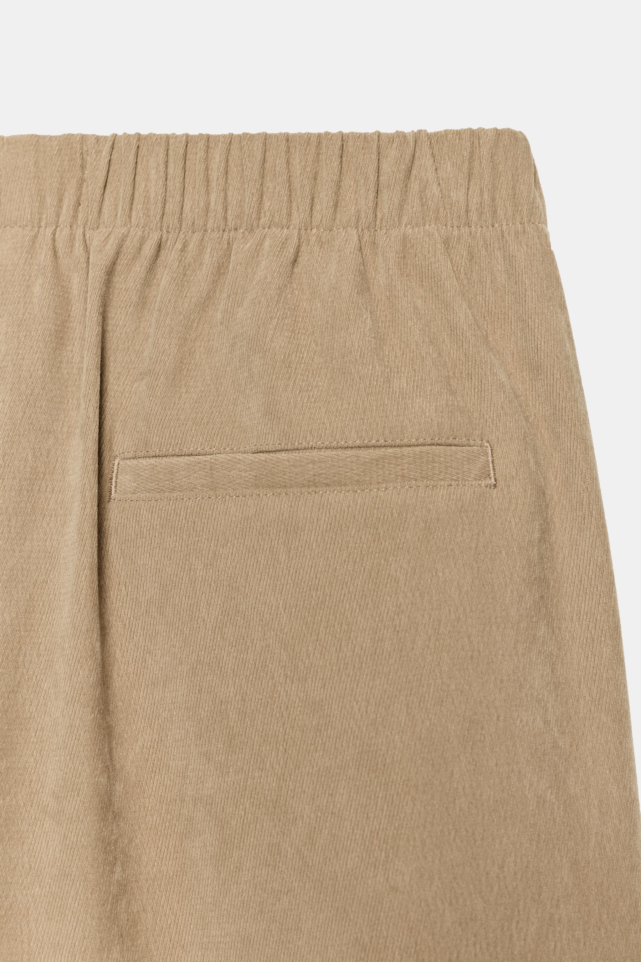 PANTALON LARGE À TAILLE ÉLASTIQUE