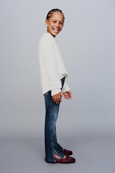 Zara FLARED JEANS - Blue