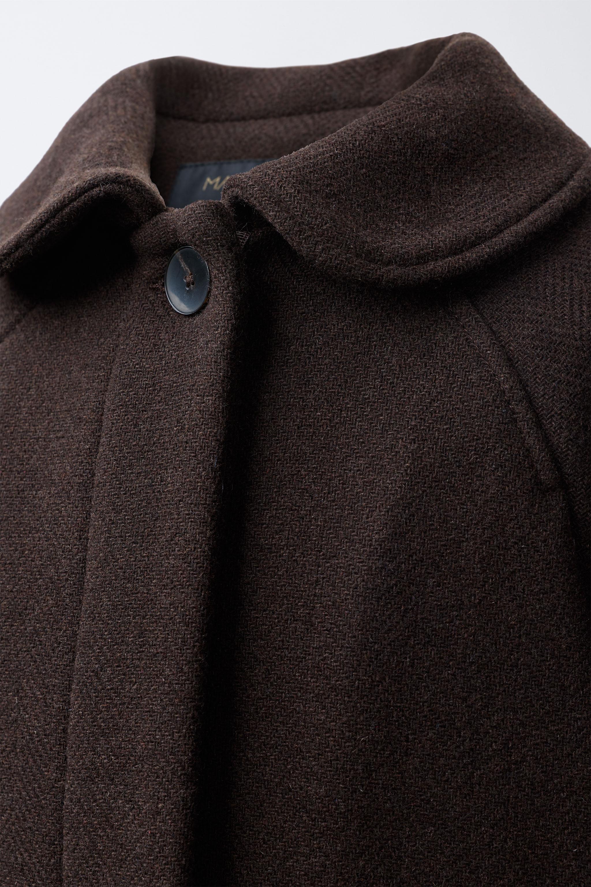 WOOL BLEND CLOTH COAT