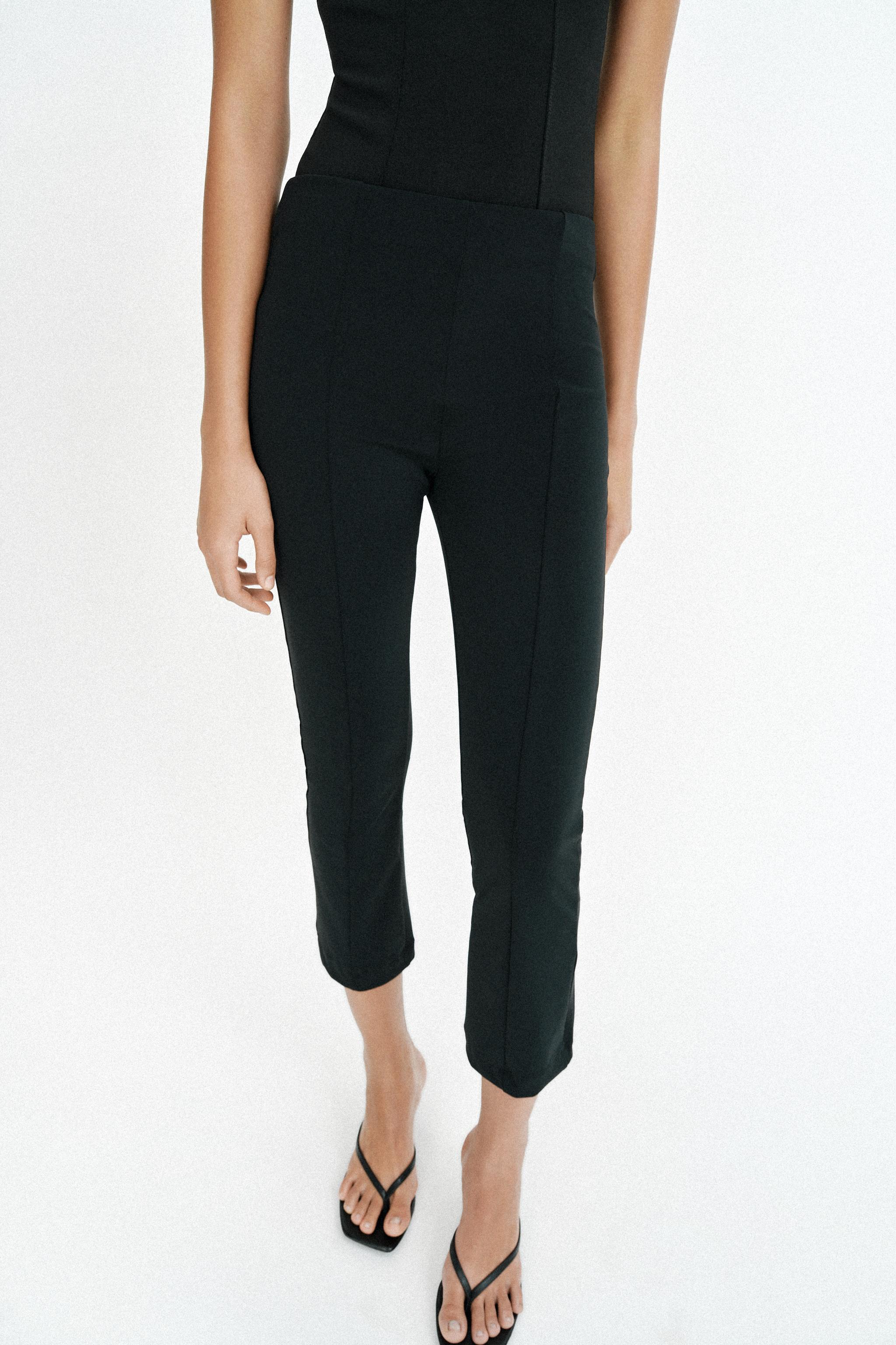 FLARE LEGGINGS WITH SEAM DETAIL