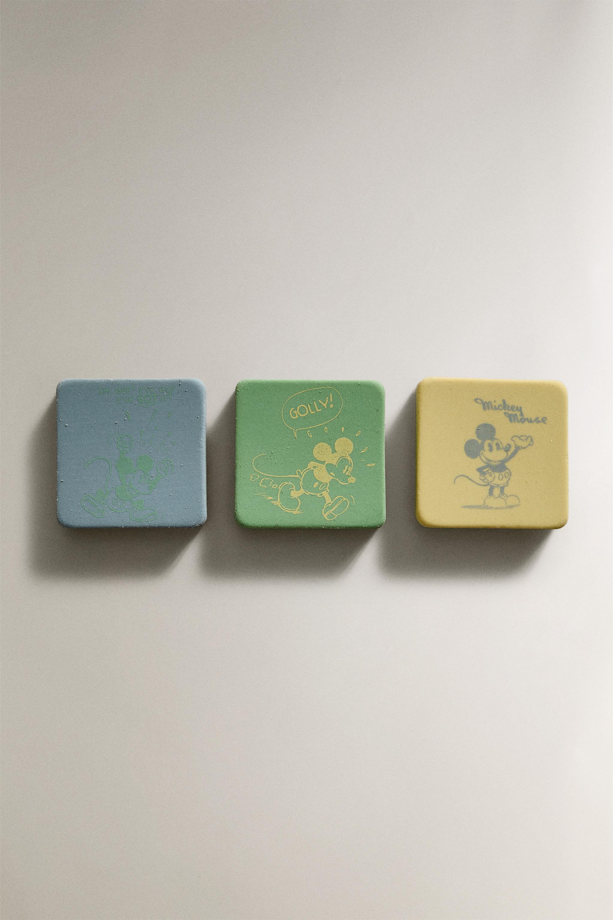 MICKEY &amp; MINNIE ©DISNEY ERASER PACK (PACK OF 3)