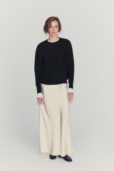 EXTRA-SOFT 100% WOOL SWEATER — Black 2