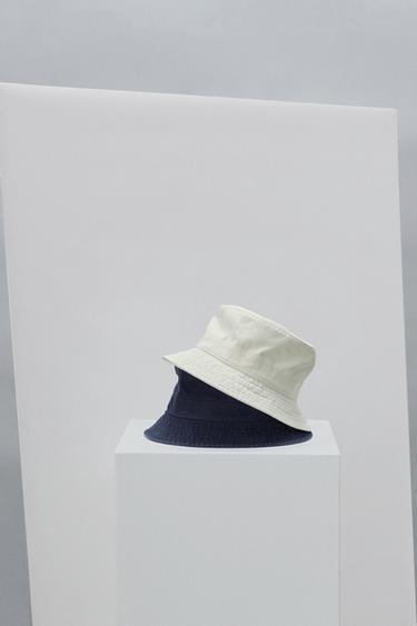 Zara ISPRANI CLOCHE ŠEŠIR – Ekru