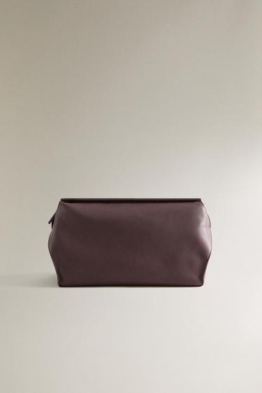 ΜΙΝΙΜΑΛ ΔΕΡΜΑΤΙΝΟ ΝΕΣΕΣΕΡ - Κόκκινο μπορντό του Zara