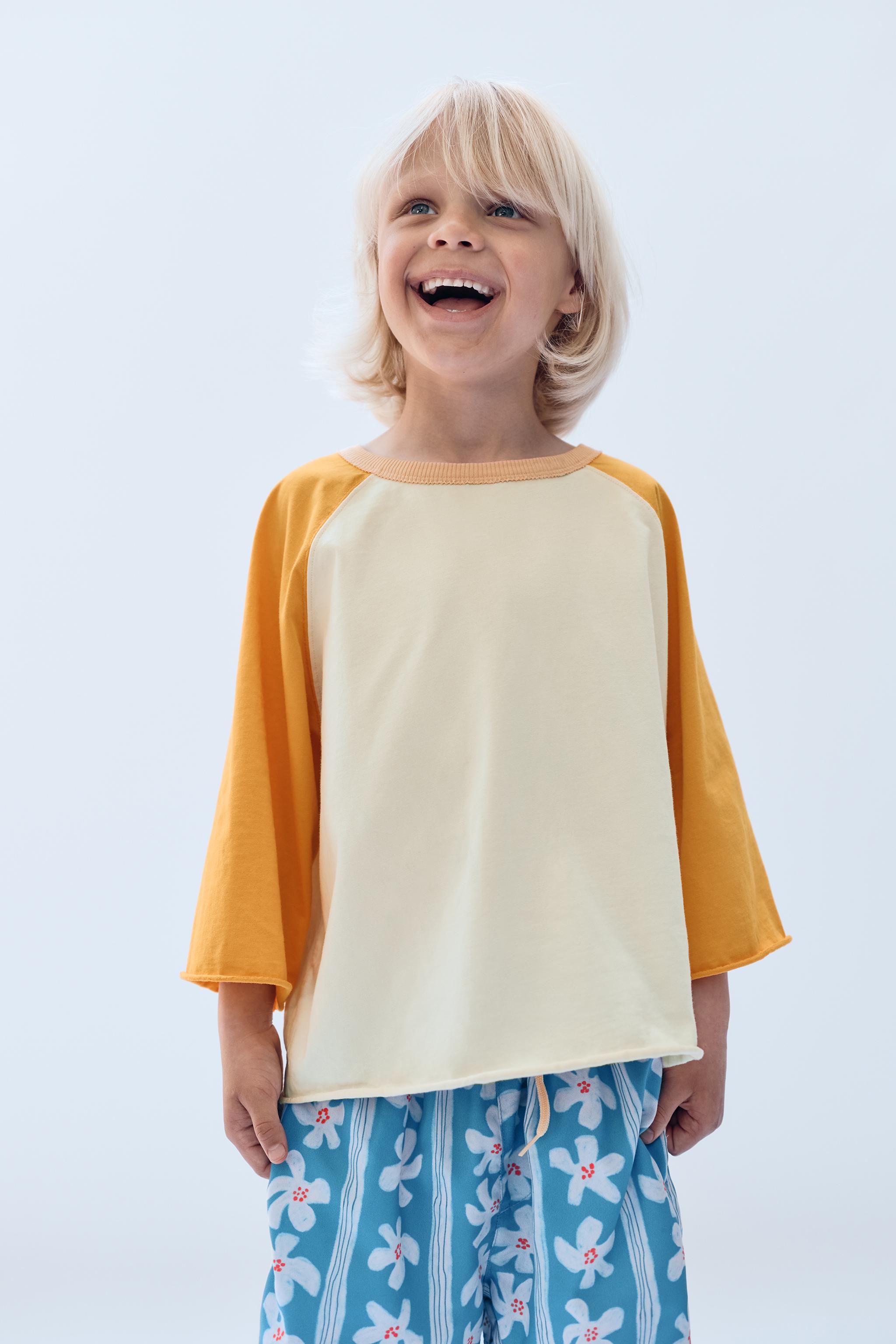 2-14 ANS/ T-SHIRT MANCHES RAGLAN CONTRASTE LIMITED EDITION