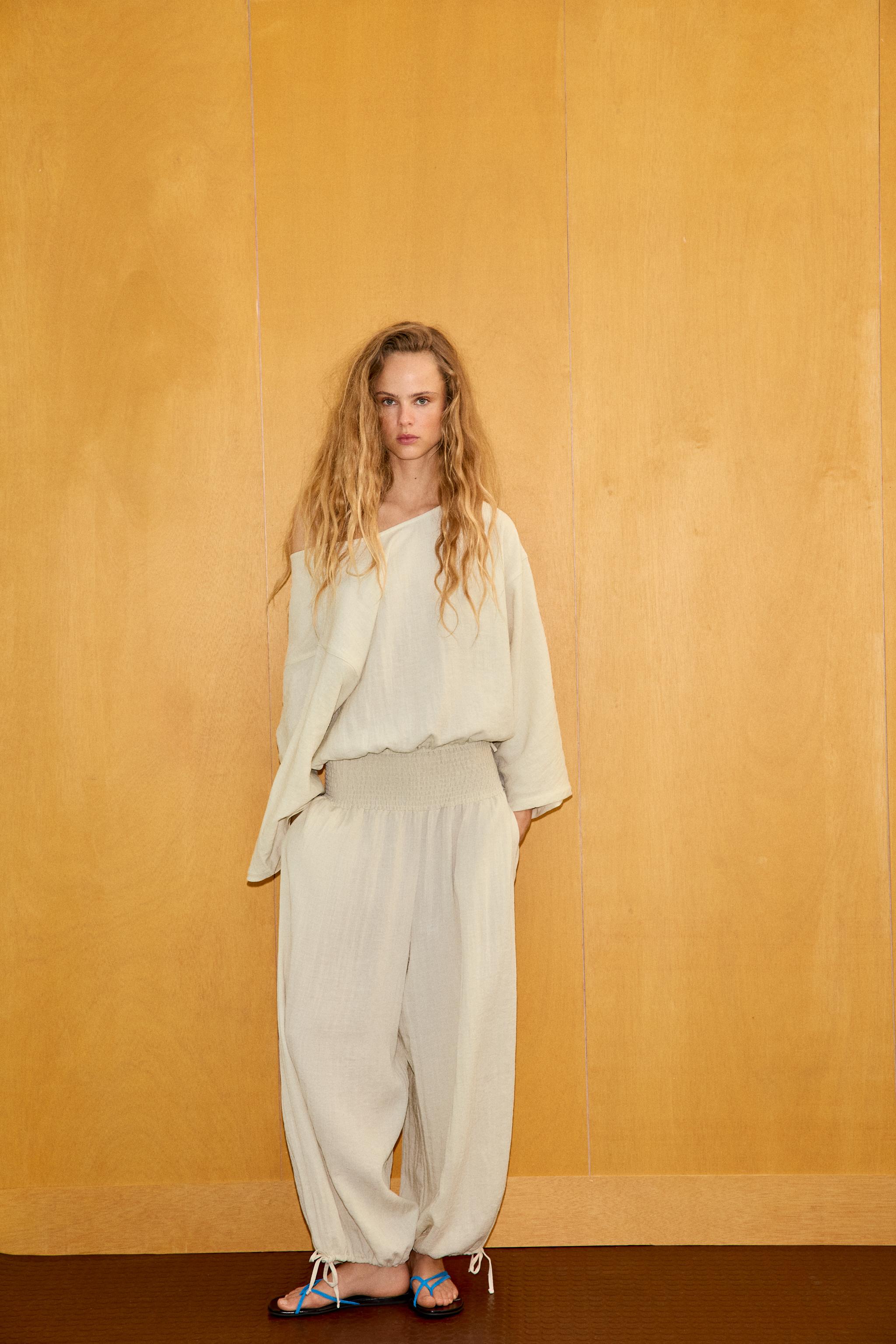 ELASTIC WAIST PANTS