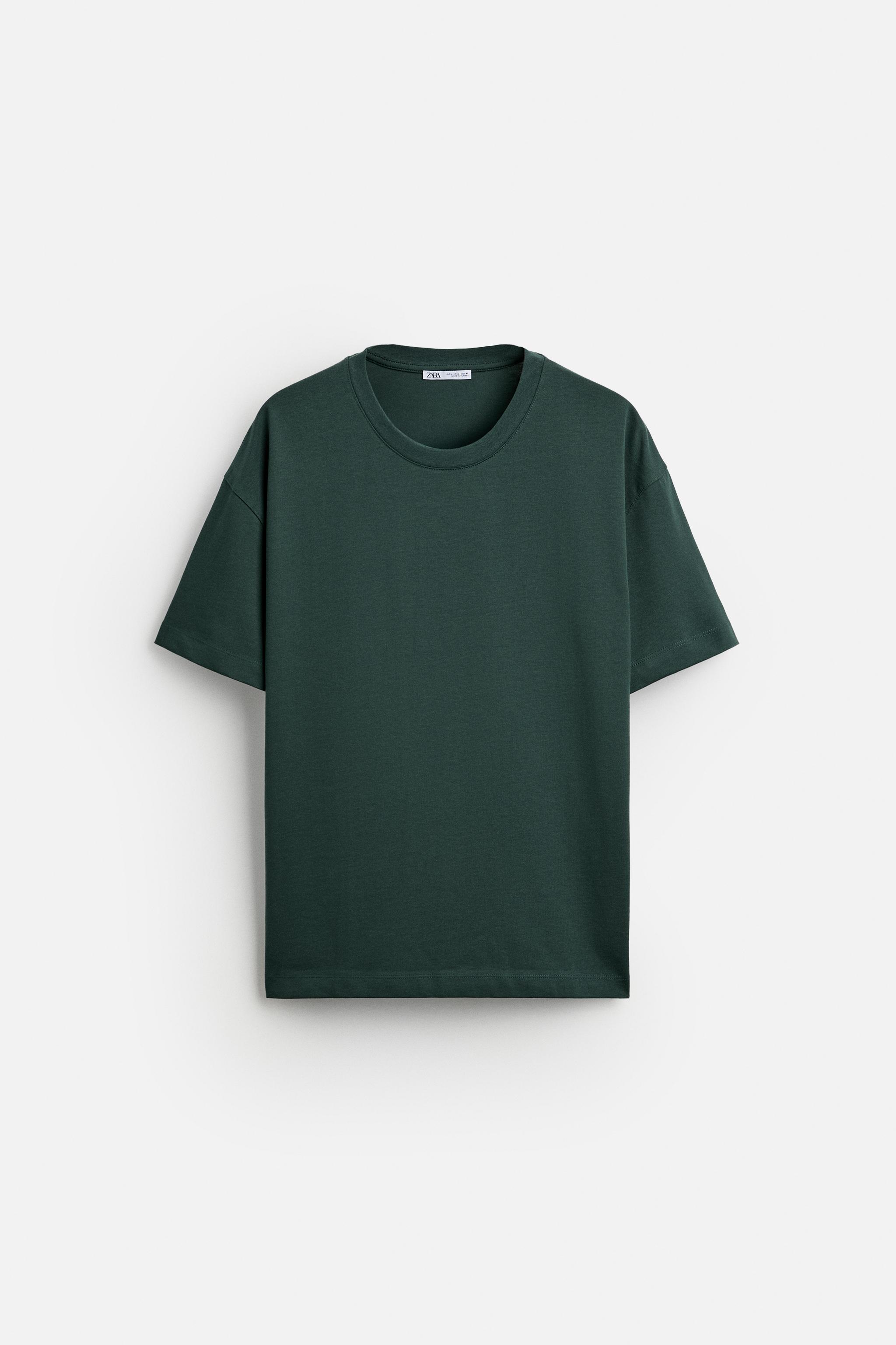 zara メンズ ロング ストア t シャツ