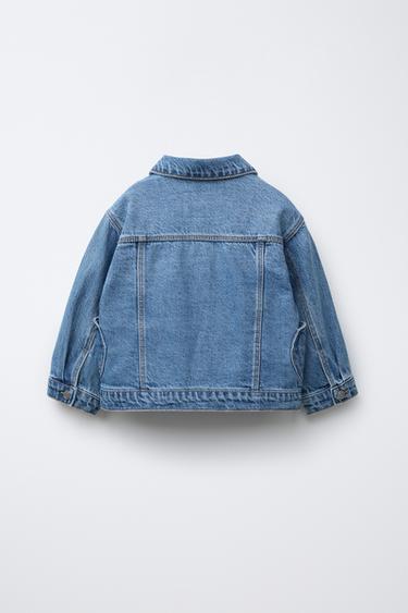 JEANSJACKE MIT HERZEN - Blau von Zara