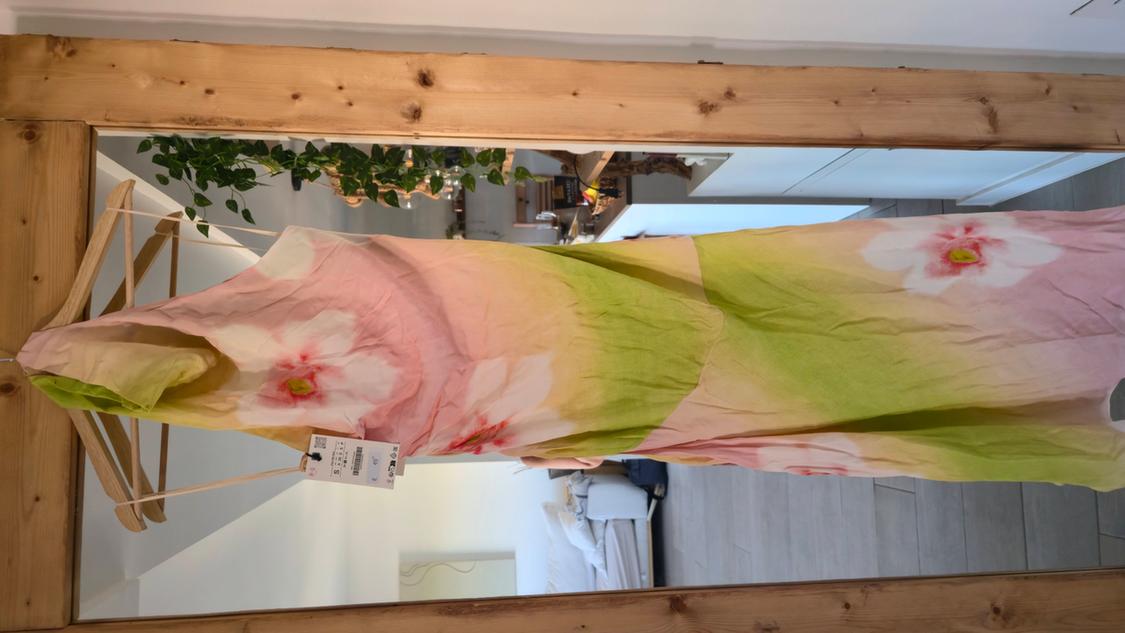 FLORAL PRINT HALTER DRESS - Image 2