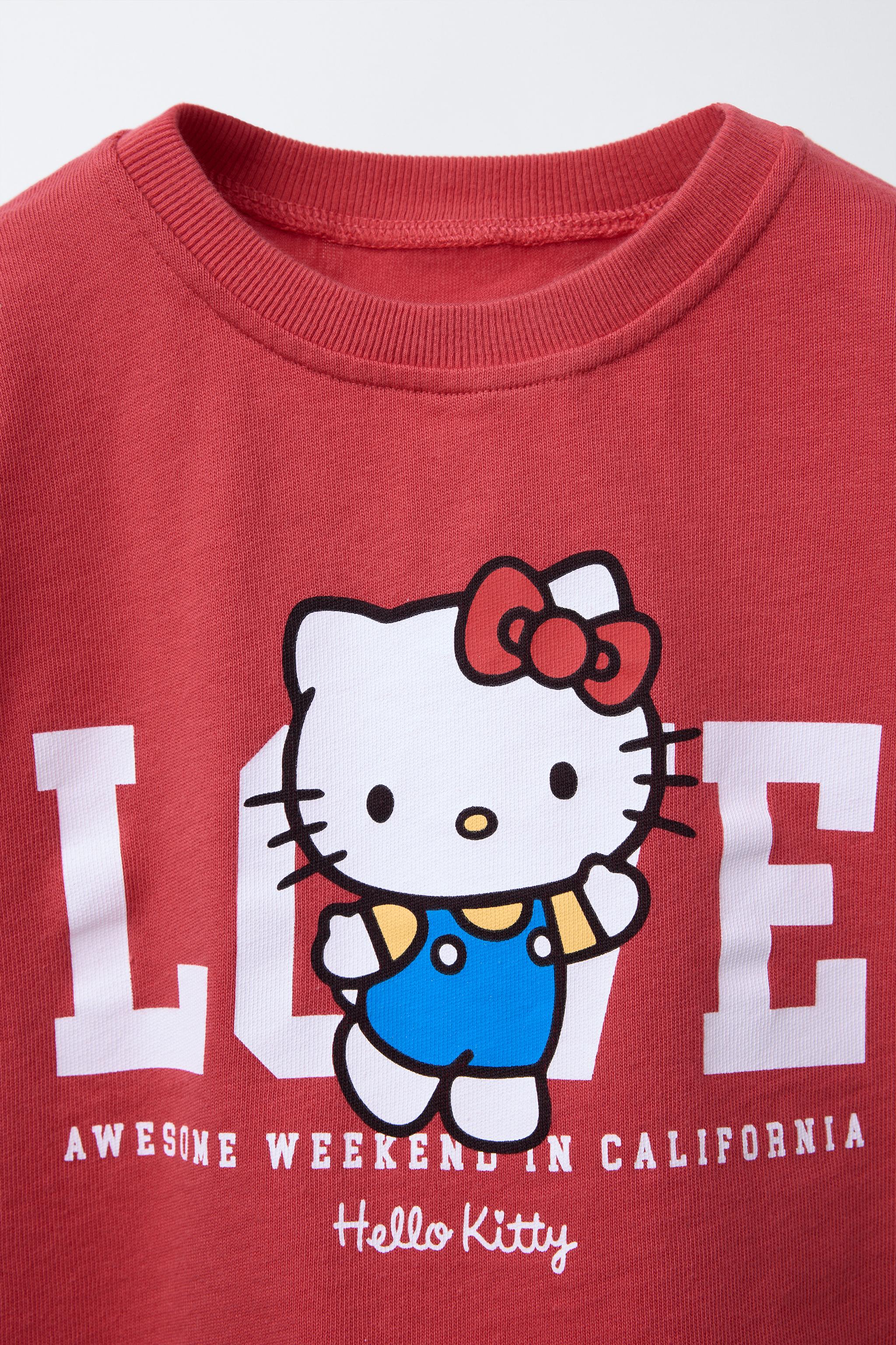 HELLO KITTY © T-SHIRT - Red | ZARA United States