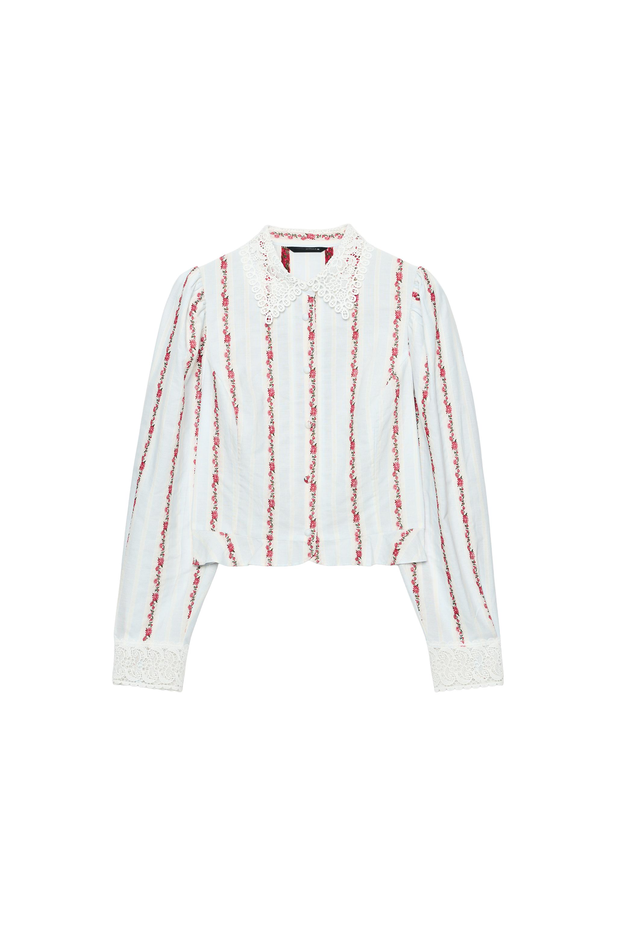 BLUSA ESTAMPADA GUIPUR