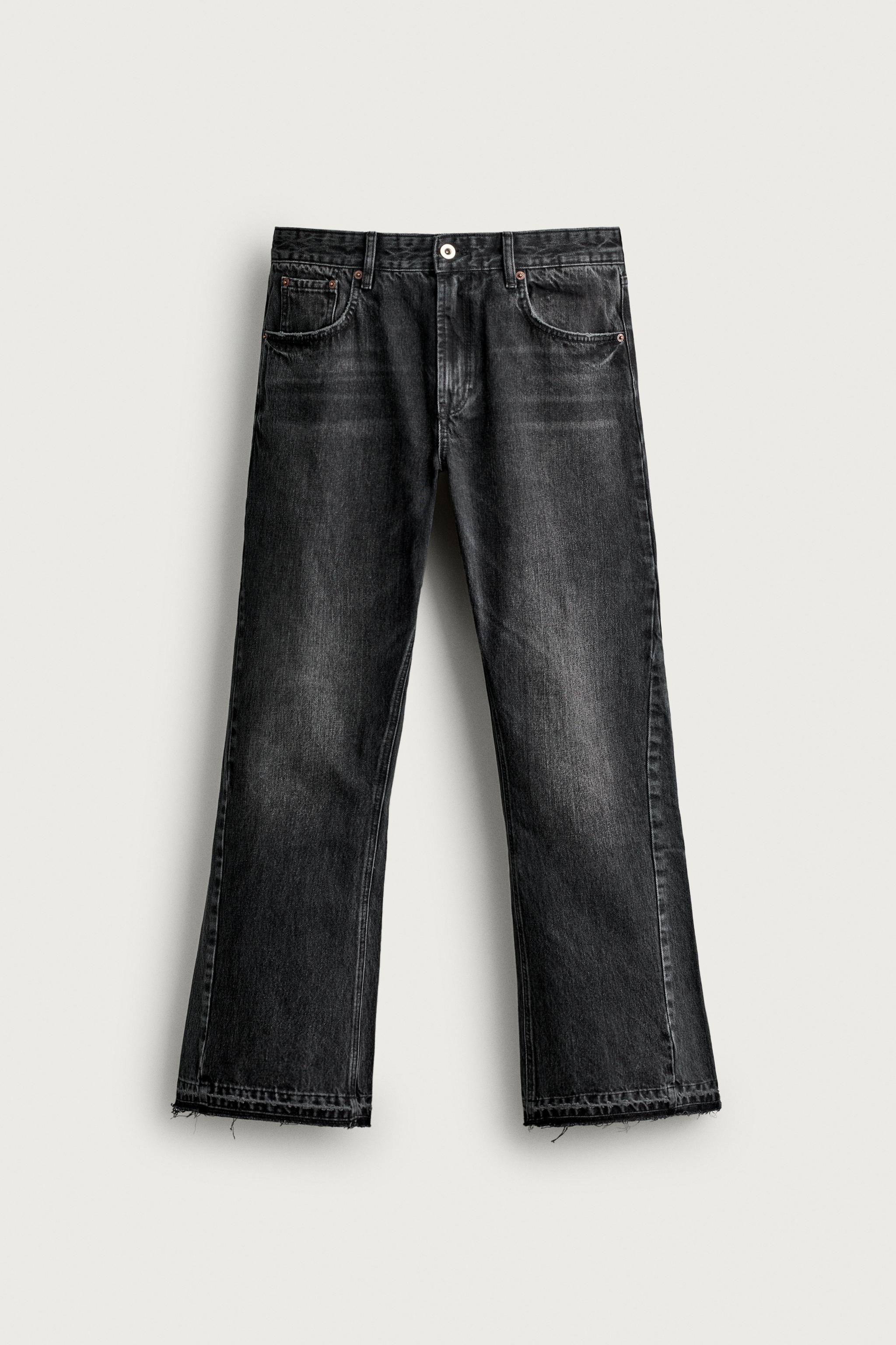 FLARE FIT JEANS — Charcoal