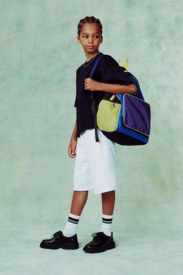 SAC À DOS SCOLAIRE - Bleu de Zara