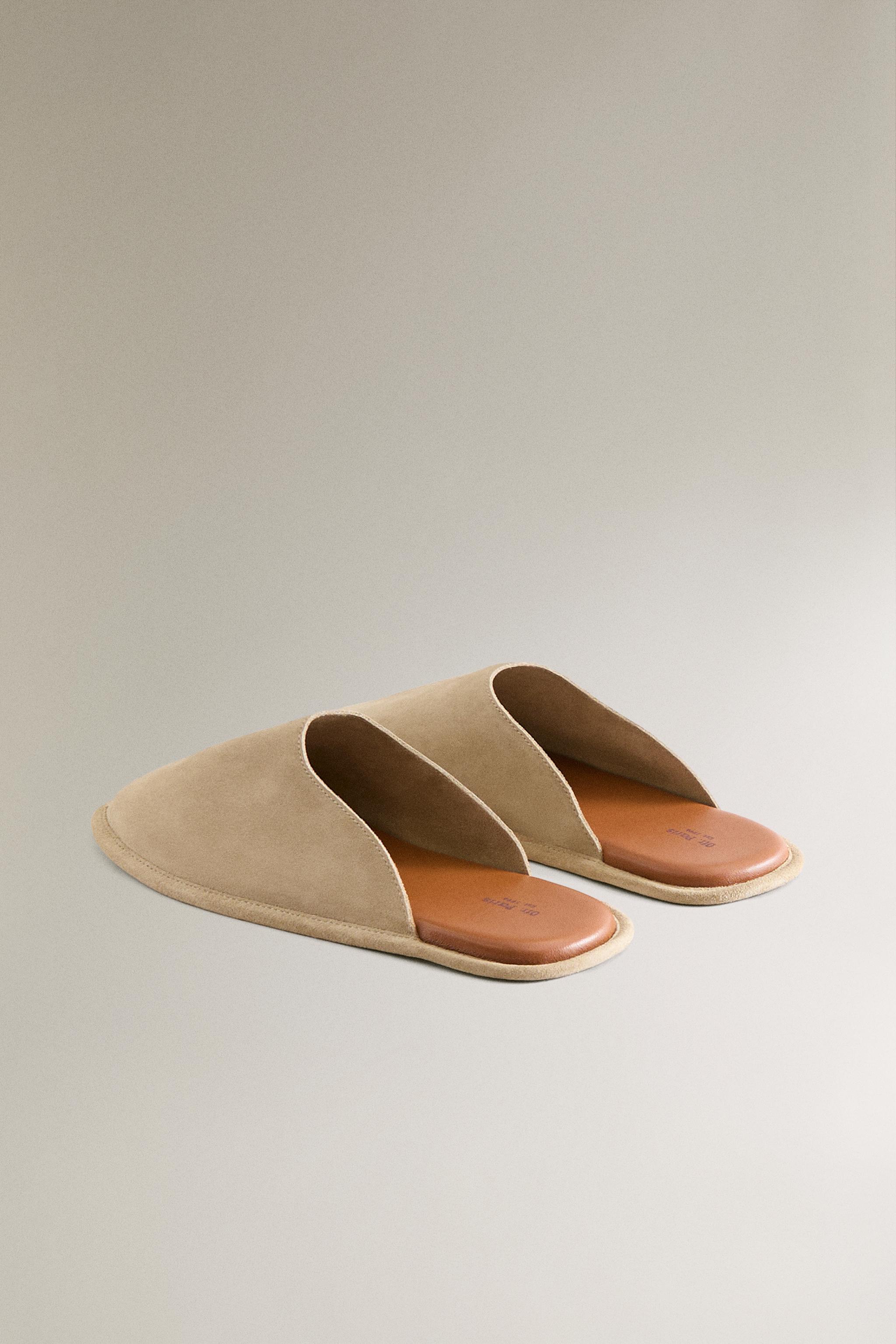 LEATHER MULE SLIPPERS WITH CASE | 0FR. PARIS