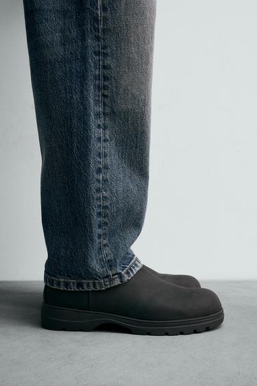 LEATHER CHELSEA BOOTS - Black by Zara - Image 0