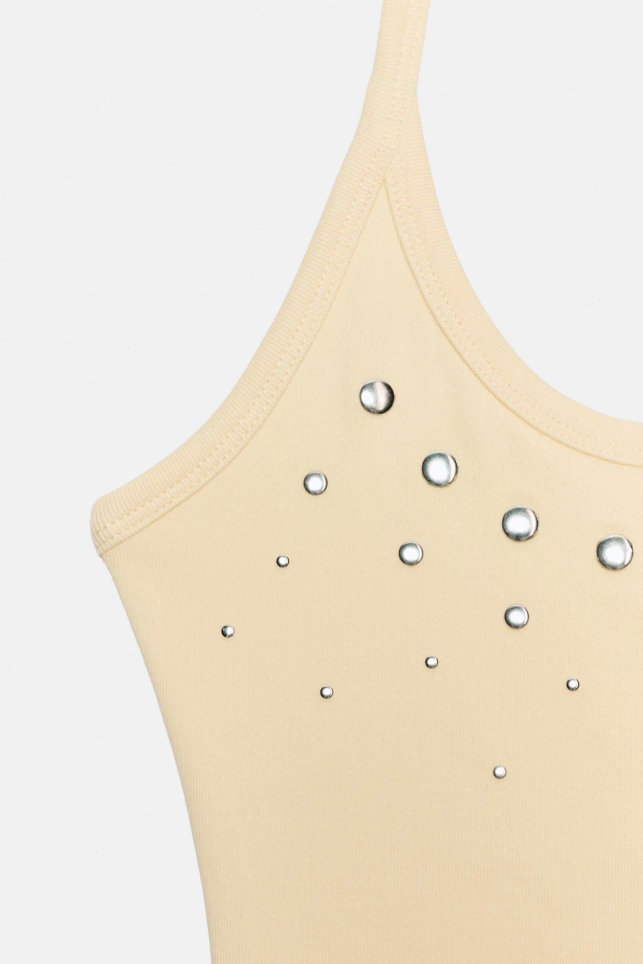 Zara ZIMBALI HALTER TOP görsel 7