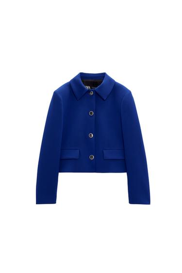 BLAZER CROPPED BOTONES METÁLICOS
