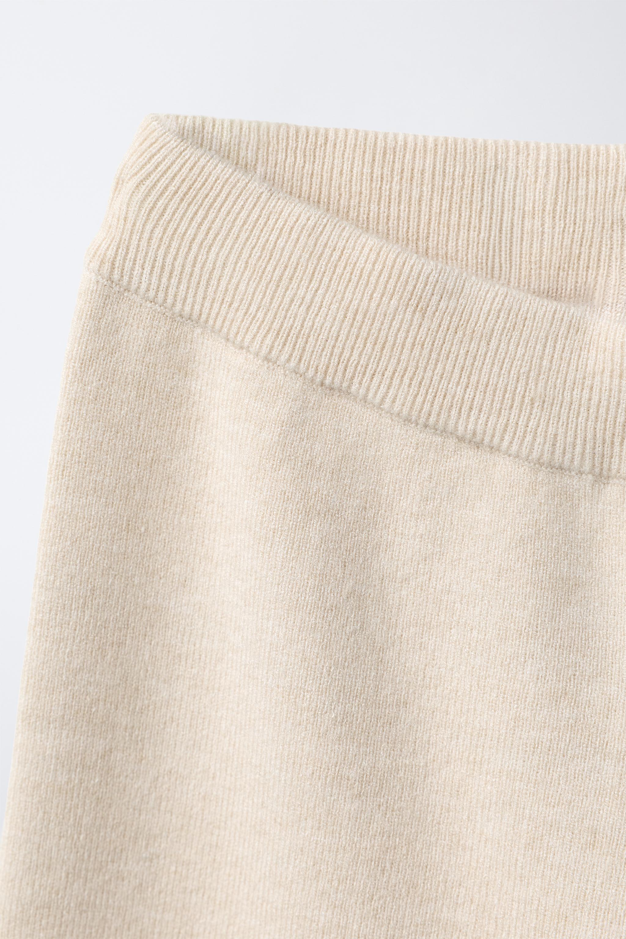 PANTALON EN MAILLE JUPE-CULOTTE À NŒUDS