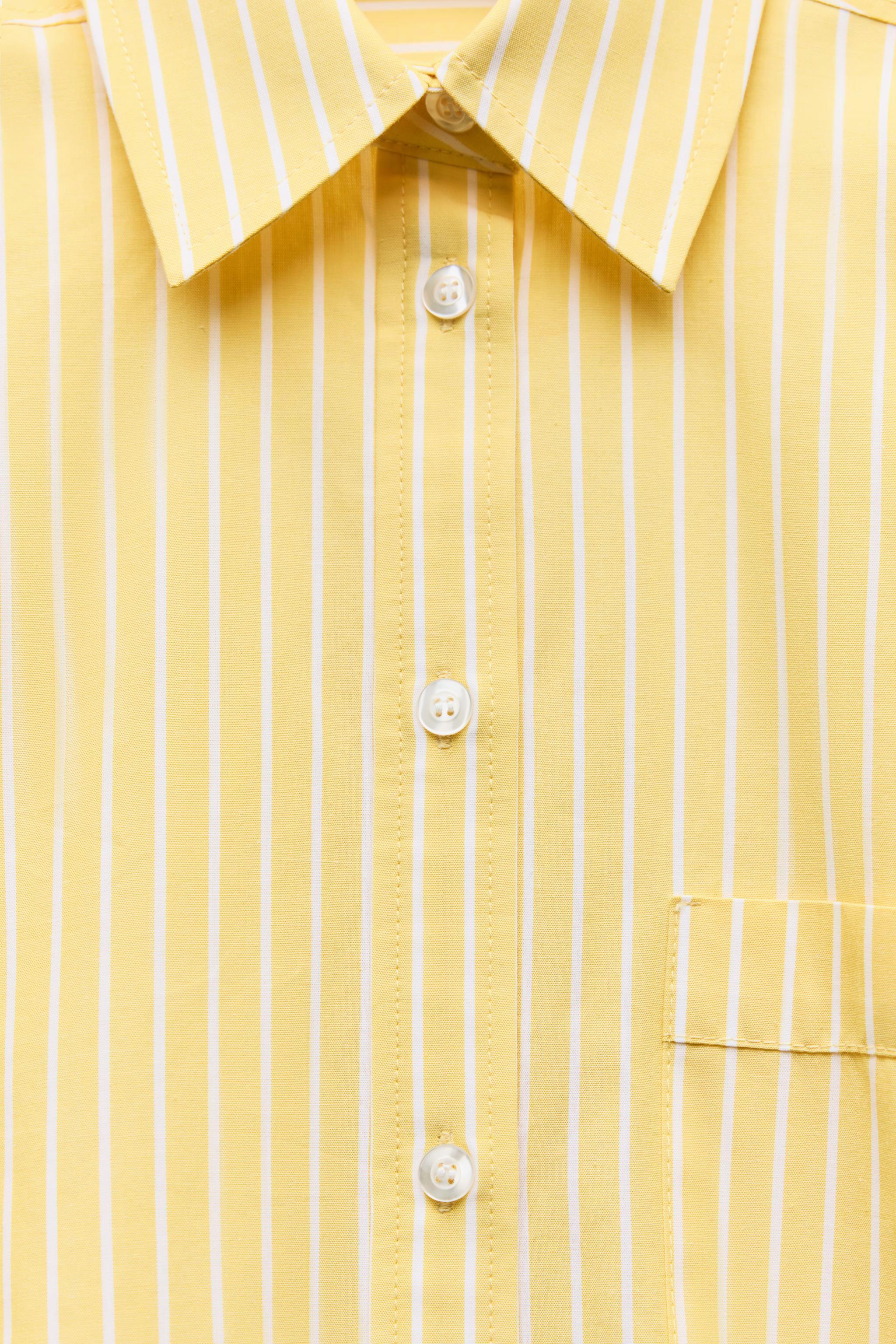 striped shirt yellow