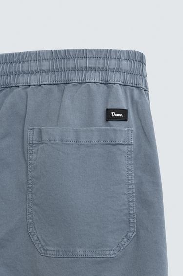 SHORT EN TWILL COUPE DÉCONTRACTÉE - Bleu clair de Zara - Image 9