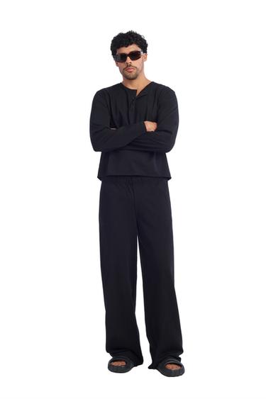 بنطلون JOGGER RELAXED FIT - أسود by Zara - Image 0