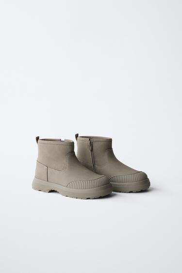 LINED BOOTS - Grey by Zara