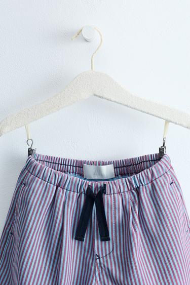 ZARA TIMELESS - STRIPED BALLOON TROUSERS - striped by Zara