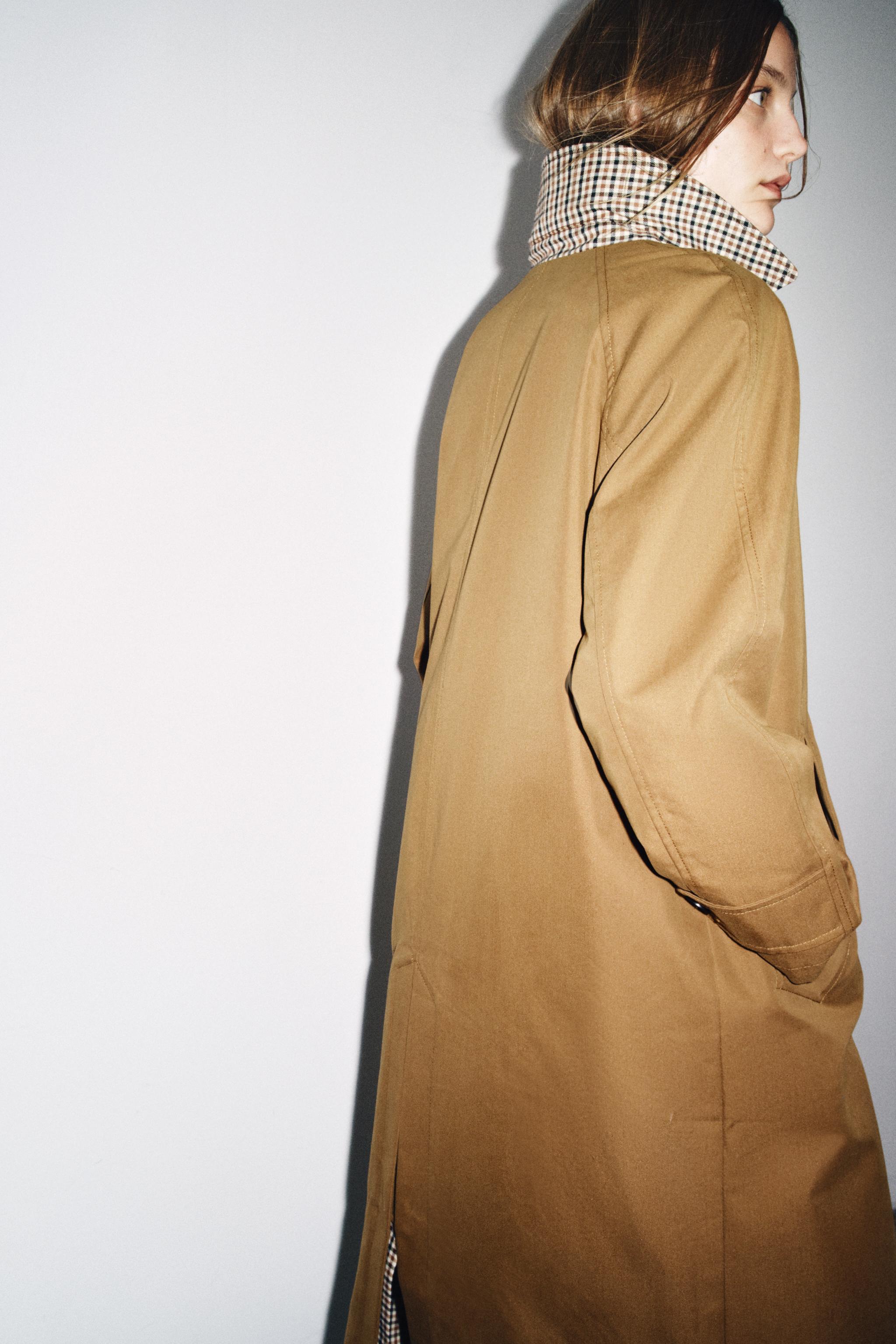 ザラ　ウーマン　MANTECO ウール　ロングコート　キャメル キャメルコート – レディース | ZARA 日本