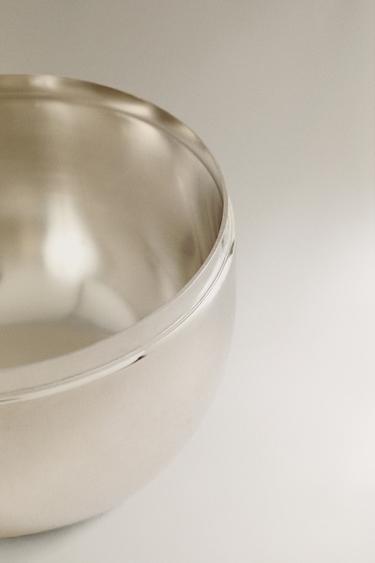 LARGE ROUND METAL BOX - Silver by Zara - Image 4