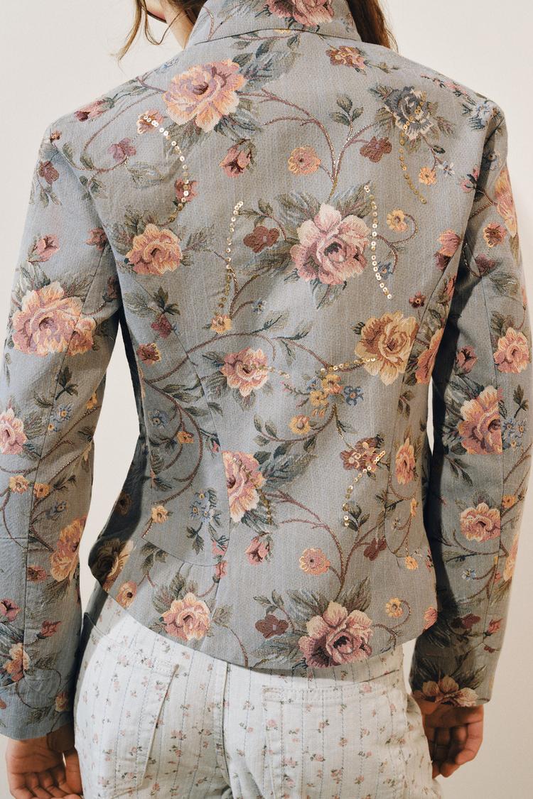 Blazer de jacquard colección ZW 3