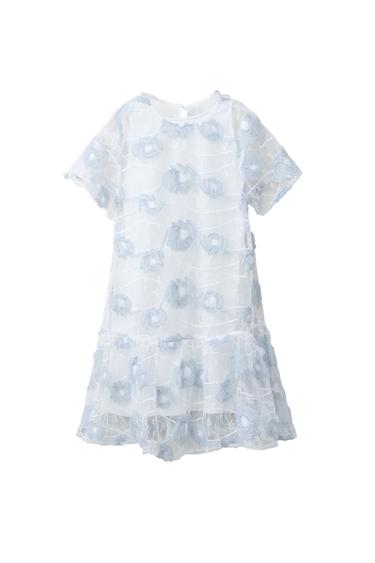 VESTIDO TUL BORDADOS