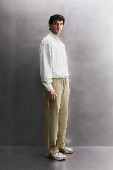 PANTALON DE JOGGING RELAXED FIT HEAVYWEIGHT - Sable de Zara - Image 3