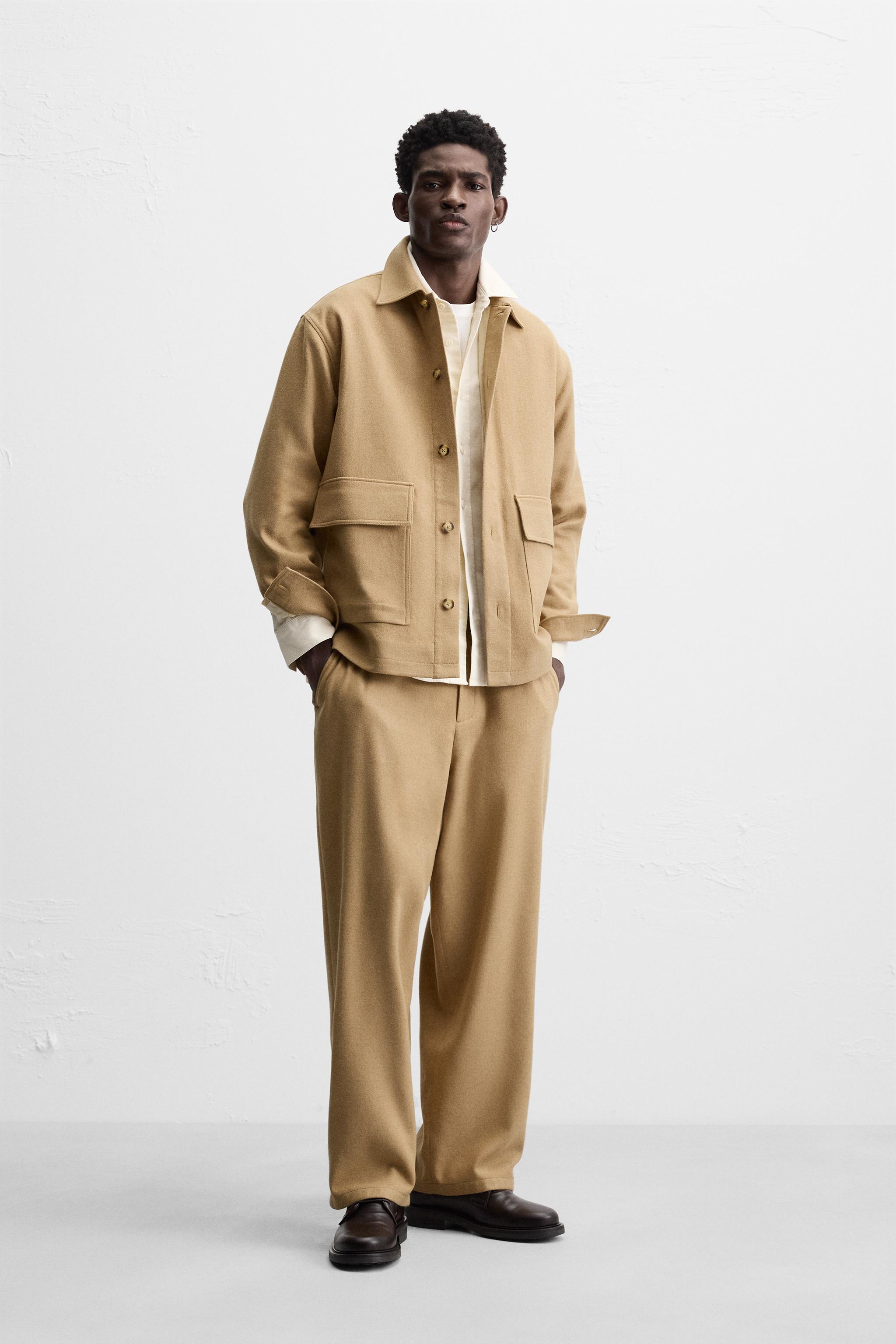 ZARA - ZARA セットアップ 上下セット Sサイズ マスタードの通販