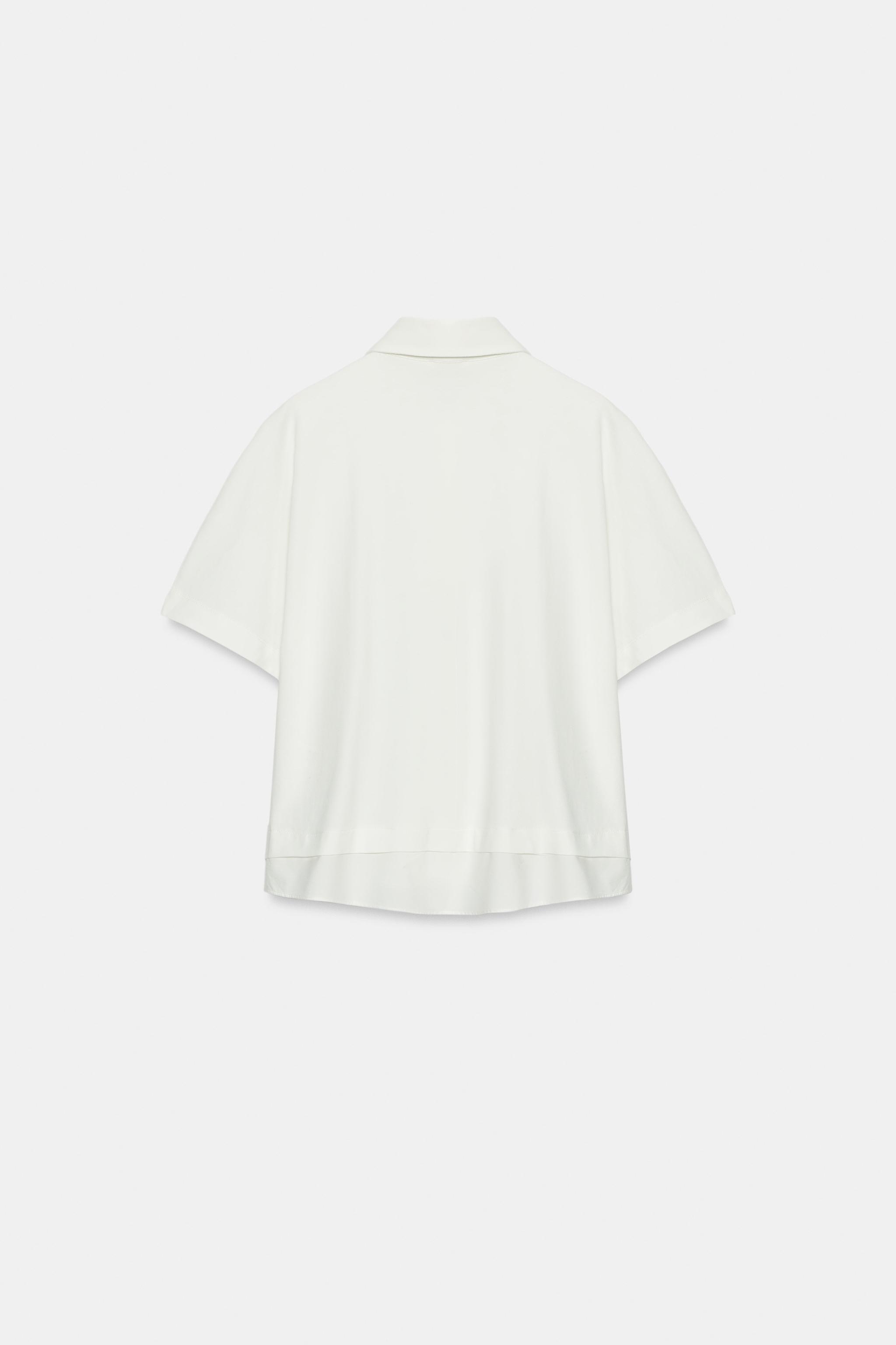 T-SHIRT EN COTON COMBINÉ