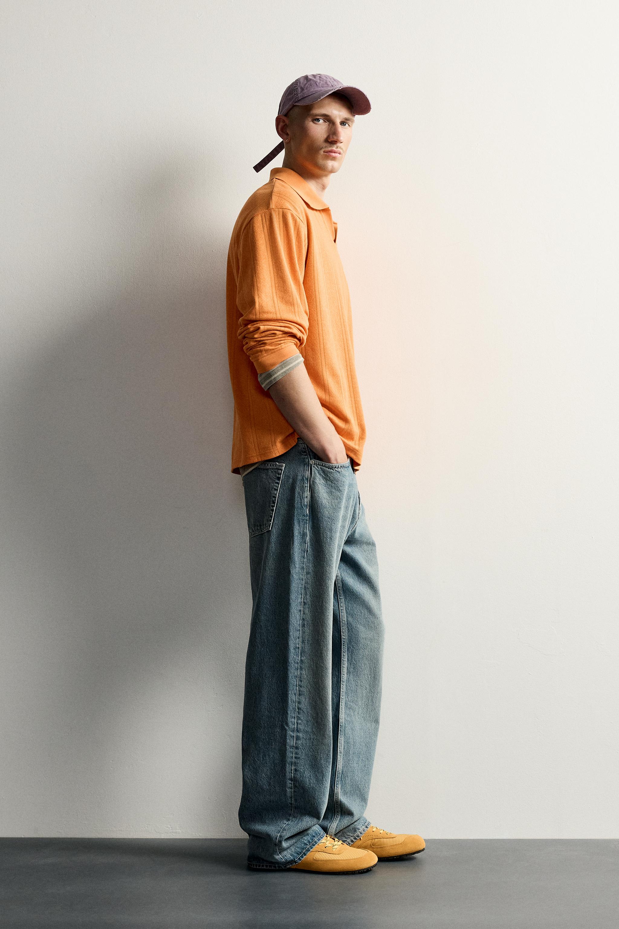 EMBROIDERED TEXT JACQUARD POLO