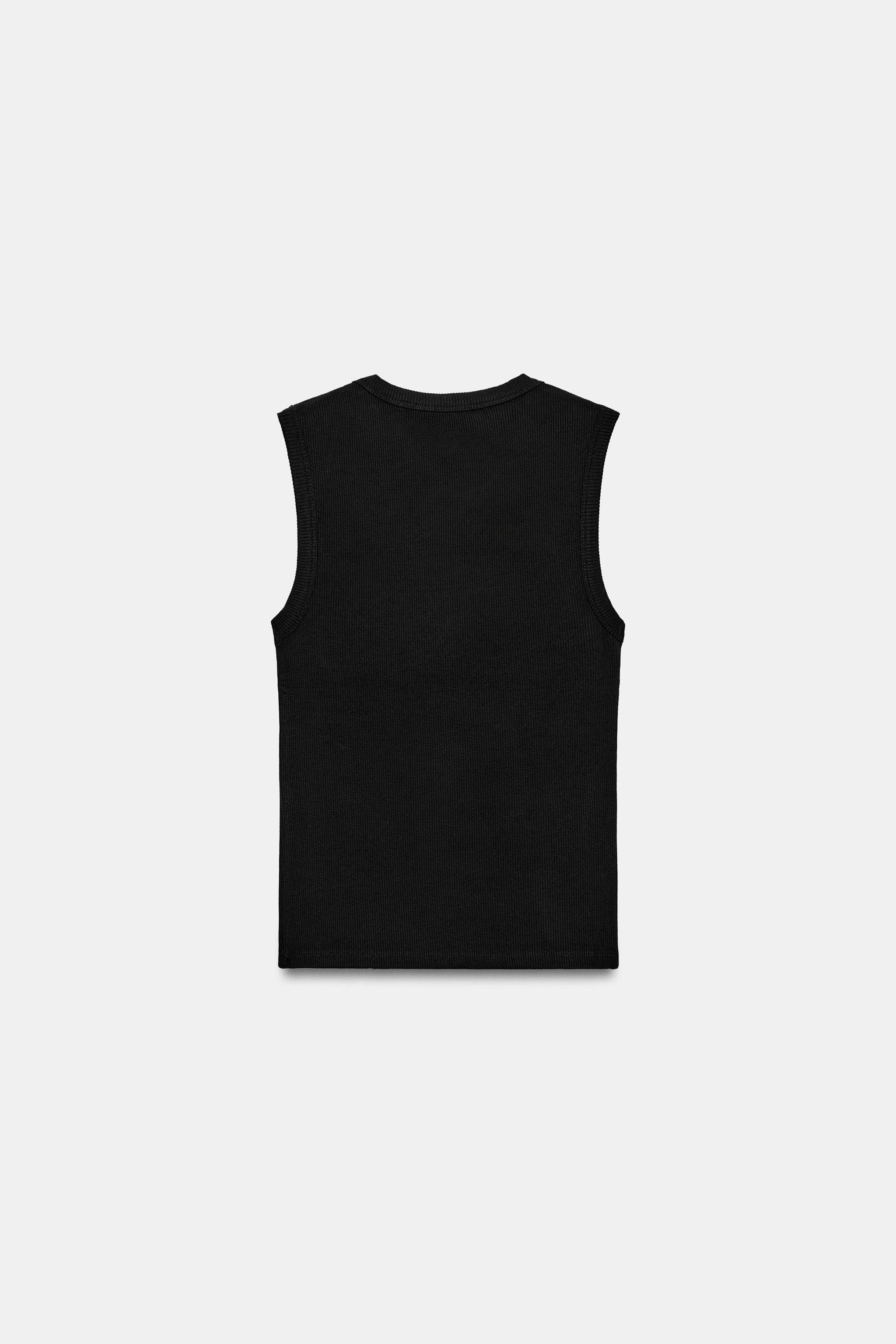 RIBBED TANK TOP