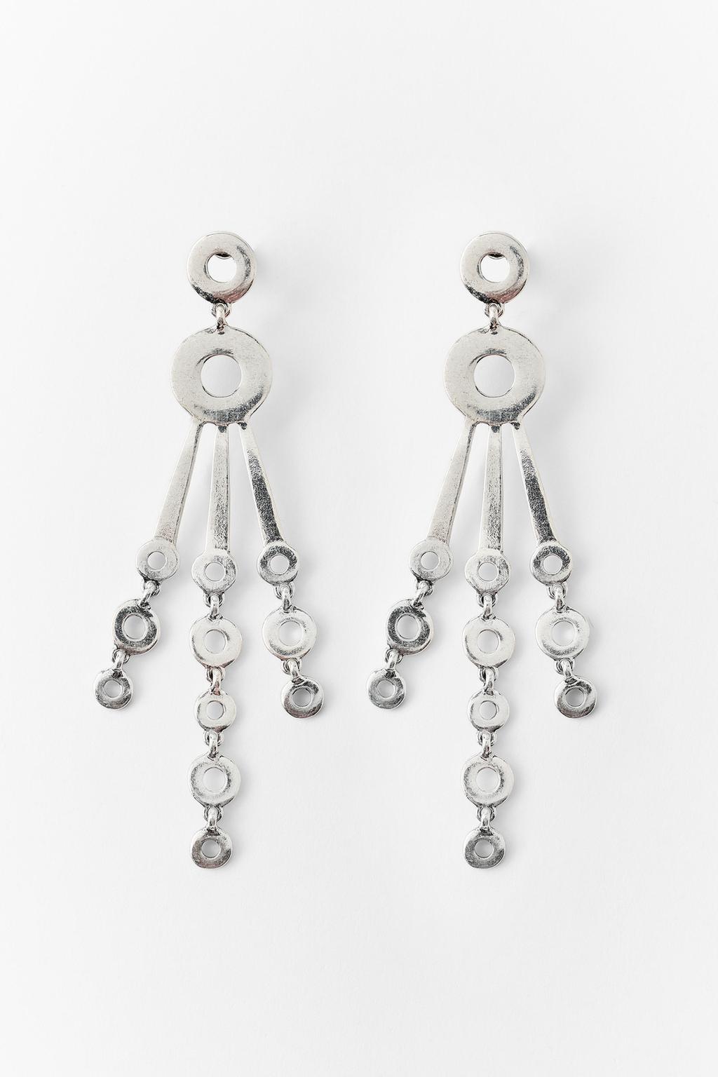 METAL CIRCLE EARRINGS