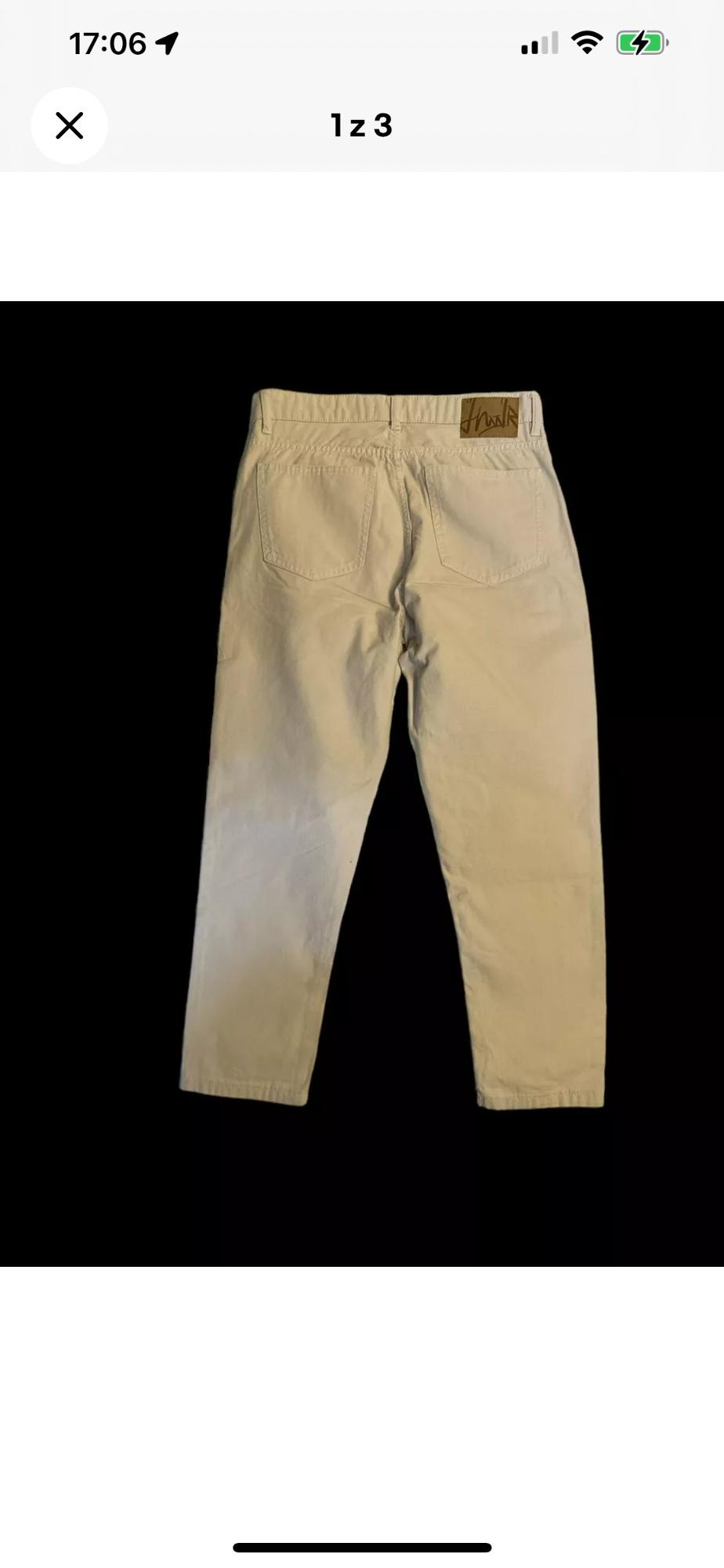 MEN BEIGE SIZE 40 TROUSER - Image 2