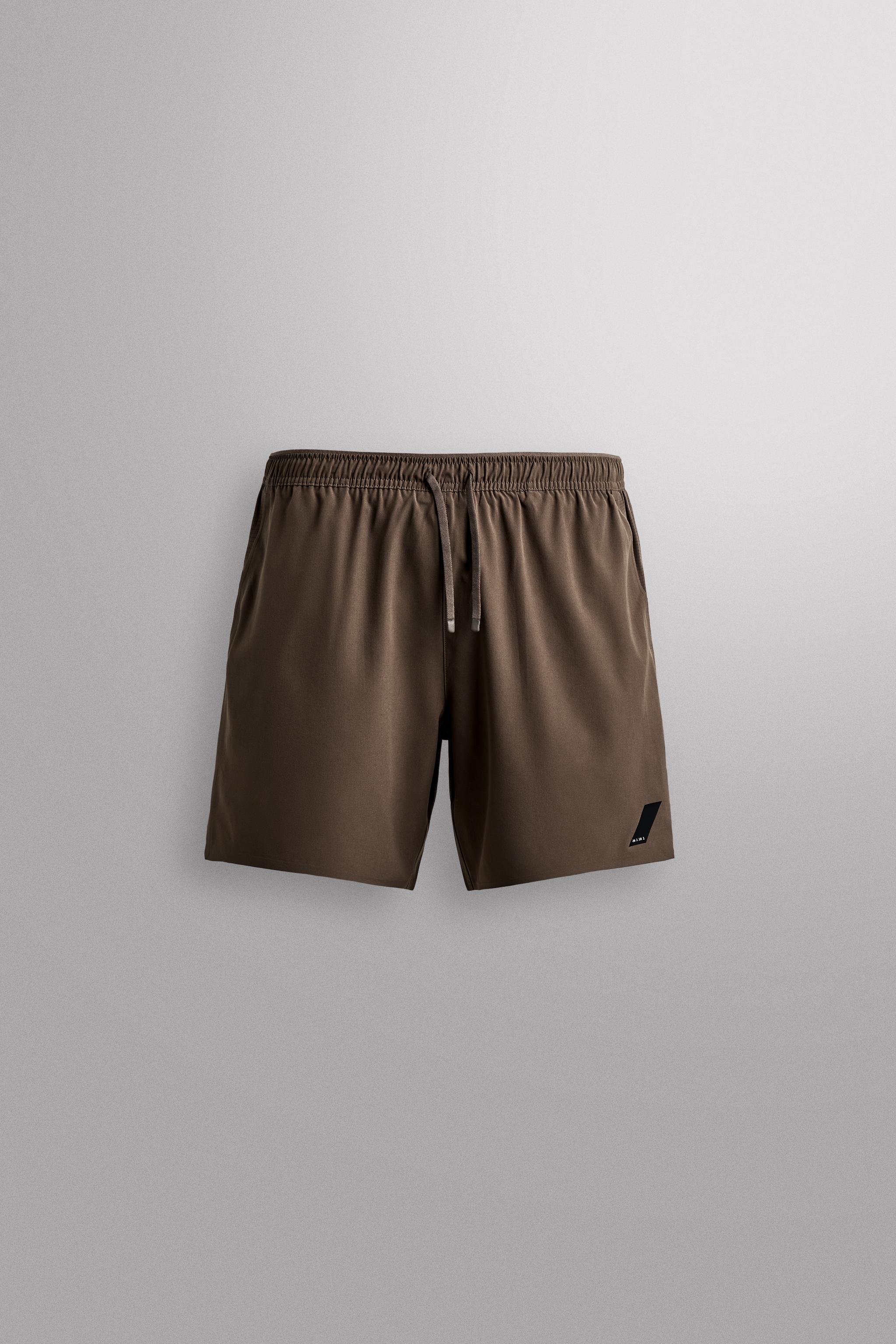 BASIC TRAINING SHORTS 7" — Taupe gray