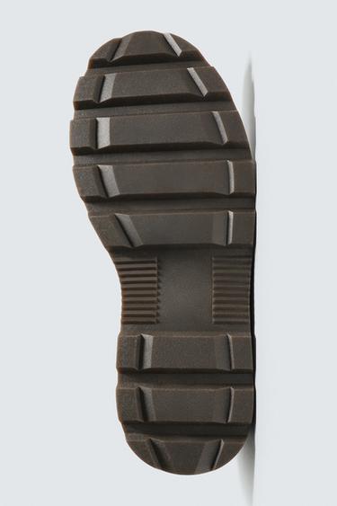 BOTTES CHELSEA EN CUIR X SR_A - Gris de Zara - Image 7