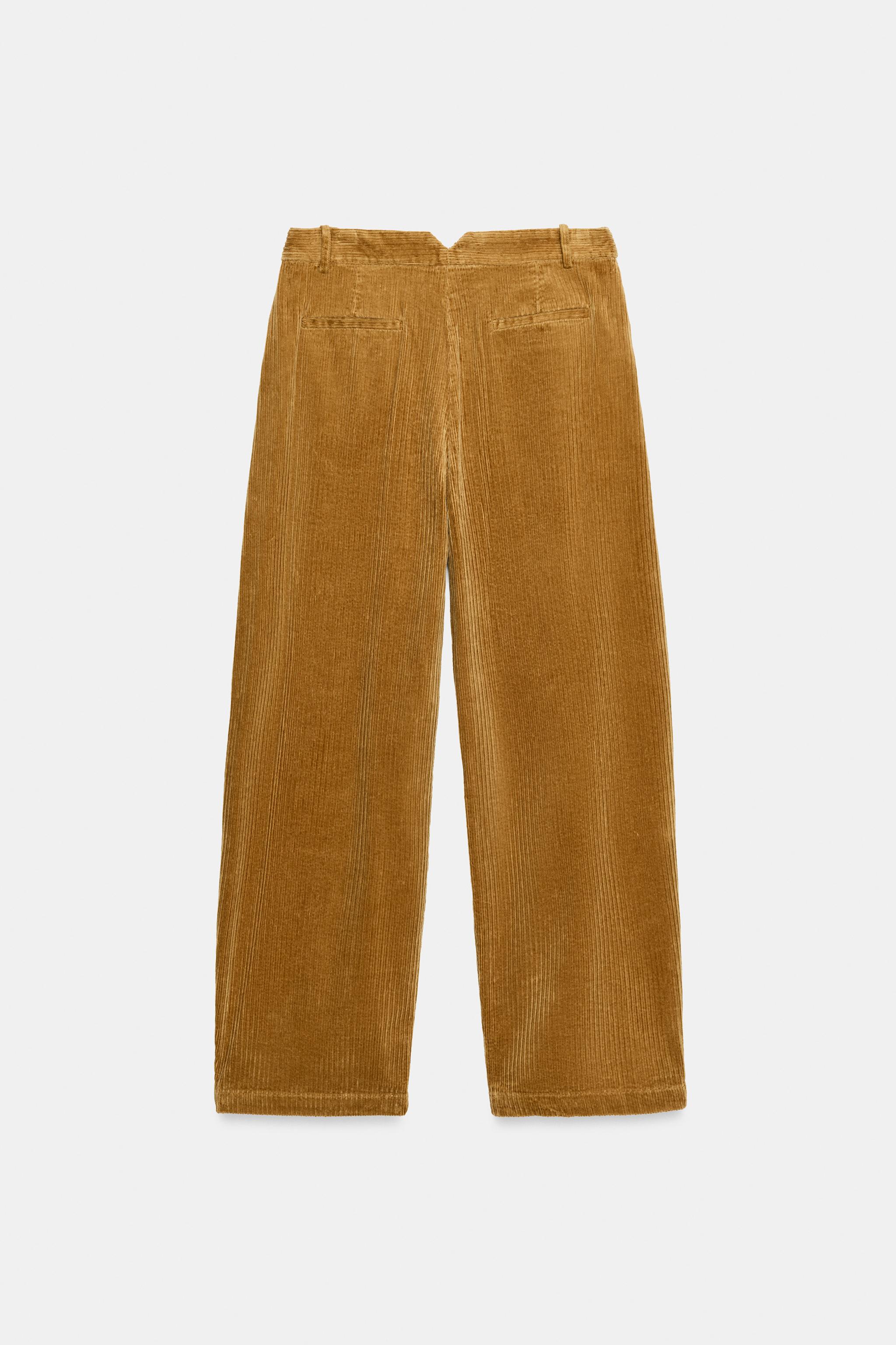 PANTALON EN VELOURS CÔTELÉ ZW COLLECTION