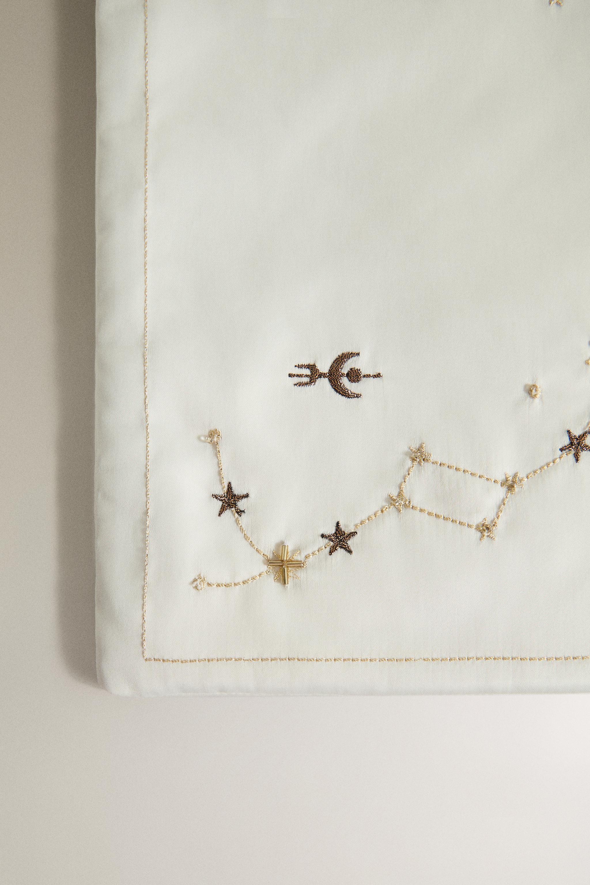 Женские сумки Zara LARGE EMBROIDERED MARISA BERENSON — фото 4