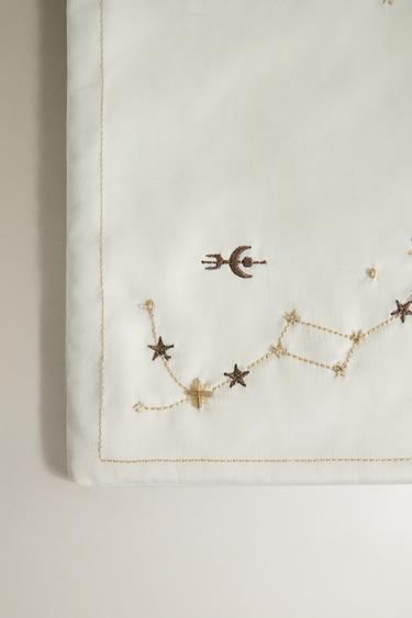 GRAND SAC BRODÉ | MARISA BERENSON - Beige de Zara - Image 3