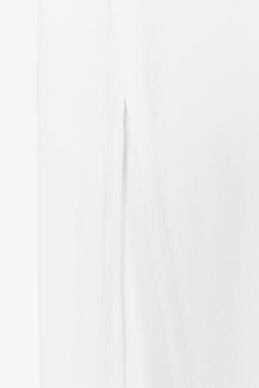 WASHED MIDI DRESS - White by Zara - Image 7