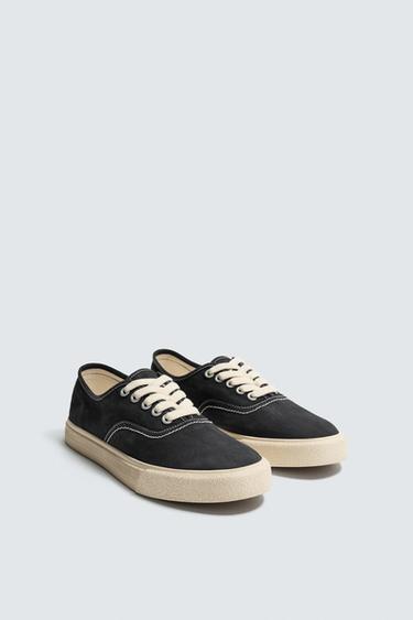 FABRIC TRAINERS - Black by Zara