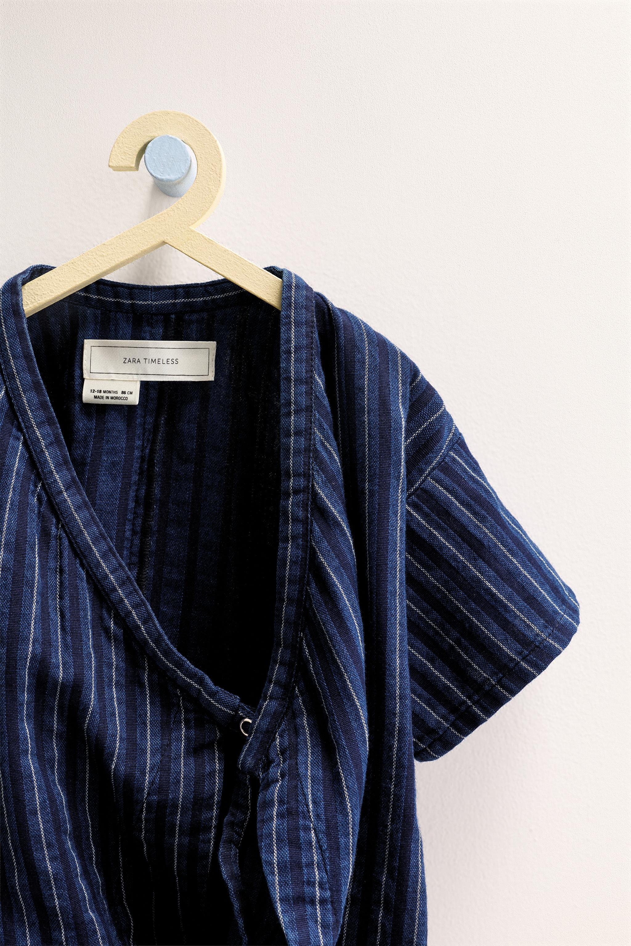 ZARA TIMELESS - BODY KIMONO À RAYURES